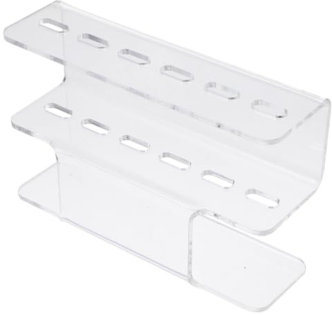 Acrylic Eyelash Tweezers Display Stand Rack Tweezers Holder Organizer for Lash Extension Storage and Makeup Station