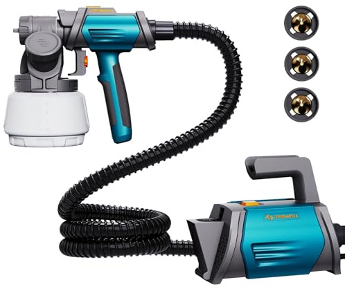 Tilswall Shark800 Pistola Pintura Electrica, Pulverizador de Pintura HVLP