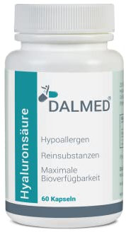 Acido ialuronico – 60 capsule (1 cap. contiene 300 mg di acido ialuronico) – qualità farmaceutica – senza additivi – sostanze pure e di alta qualità
