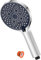 YEAUPE Duschkopf, Handbrause mit 6 Strahlarten, Hochdruck-Duschkopf mit Wassersparend, Shower Head für Baden, Brausekopf mit Antikalk-Funktion, Chrom