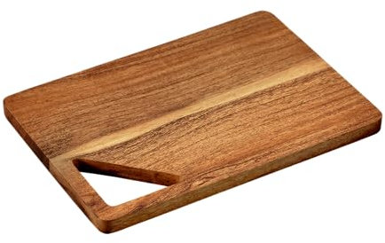KESPER | Tagliere in legno di acacia, dimensioni: 28 x 19 x 1,5 cm, colore: marrone | 29140