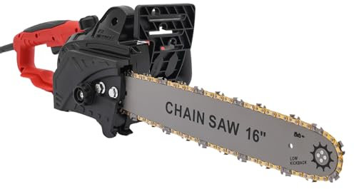 Cadenas eléctricas, 16 pulgadas Motosierra Eléctrica Motosierra Motosierra Sierra de madera 2000W 650m/min para cortar todo tipo