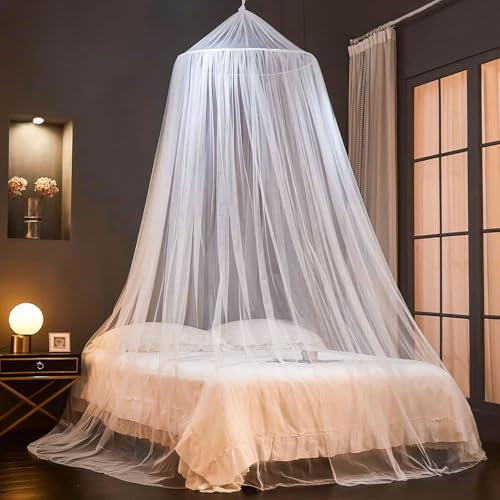 Mückennetz Bett 60x250x1100 cm,Moskitonetz Bett Baldachin,Moskitonetzs Doppelbett,Premium Moskitonetzs Doppelbett,Moskitonetz,Feinmaschiges Betthimmel Mückennet für Zu Hause Indoor Outdoor (B)