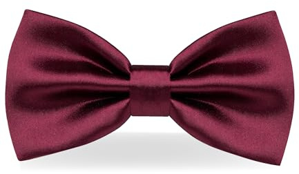 JEMYGINS Nœud papillon double couche pour homme, pré-noué, réglable, aspect satin, élégant, pour mariage, fête, smoking, affaires, multicolore