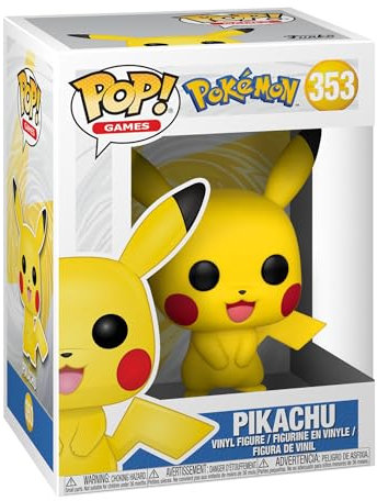 Funko Pop! Games: Pokemon - Pikachu - Collectable Vinyl Figure - Gift Idea - Official Merchandise - Toys for Kids & Adults - Video Games Fans - Model Figure for Collectors and Display