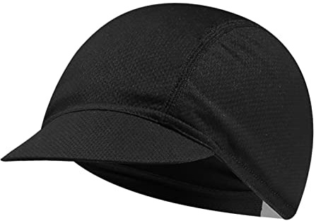 Lightweight Cycling Caps Under Helmet Retro Skull Cap Breathable Sports Cap Quick Drying Running Cap Flat Cap Sun Protection Hat Sports Protective Gear Accessory for Men Women Fishing Hiking Climbing