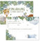 BIROYAL 13x Einladungen Kindergeburtstag Mädchen Junge mit Umschläge - Witzige Waldtiere Design - Geburtstagseinladungen Mädchen Jungen - 105x148mm Einladung Kindergeburtstag - Einladungskarten Kinder
