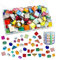 GiantGo 200g Vibrant Crystal Mosaic Tiles Kit - Child-Safe DIY Craft Supplies for Home Decor, Bathroom & Kitchen Art Projects - Reusable Mini Tiles, Mixed Colors, Easy Grip Design