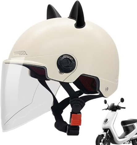 Casco Para Patinete Eléctrico | Accesorios Para Montar Ajustables | Casco Ligero Con Visera - Para Hombres Y Mujeres Adultos Que En Bicicleta, Practican Ciclismo, Usan Motocicleta, Bicicleta, Monopatí