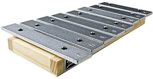 Fame Glockenspiel, 8 Diatonische Töne, Inklusive Schlägel, Orff-Instrument, Musikalische Früherziehung, Aluminiumklangplatten, Heller, Resonanzreicher Klang