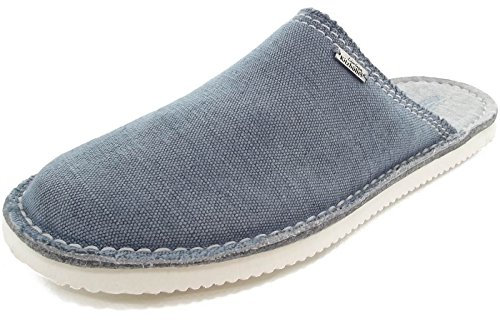 Living Kitzbühel 3159 3159 Unisex Baumwoll-Pantoffel, Jeans, Gr. 37