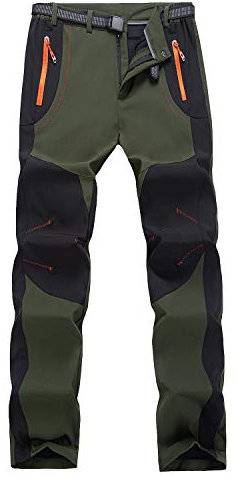 Freiesoldaten Uomini All'aperto Pantaloni da Escursionismo Leggero Resistente all'Acqua A Passeggio Pantaloni da Caccia con Cintura