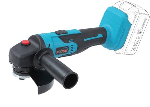 KATSU FIT-BAT 21V Mini Amoladora Angular Inalámbrica 115mm 125mm para Cortar, Pulir y Afilar, sin Baterías 102604