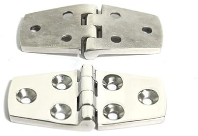 zalati Cerniera per porta in acciaio inox di grado marino 316 con viti accessorio per riparazione porta barca sostituzione