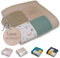 ULLENBOOM Krabbeldecke für Baby mit Personalisierung, 100% OEKO-TEX Materialien, Waldfreunde 100x100 cm - Babydecke mit Namen und Datum, ideal als Spieldecke und personalisiertes Geschenk zur Geburt