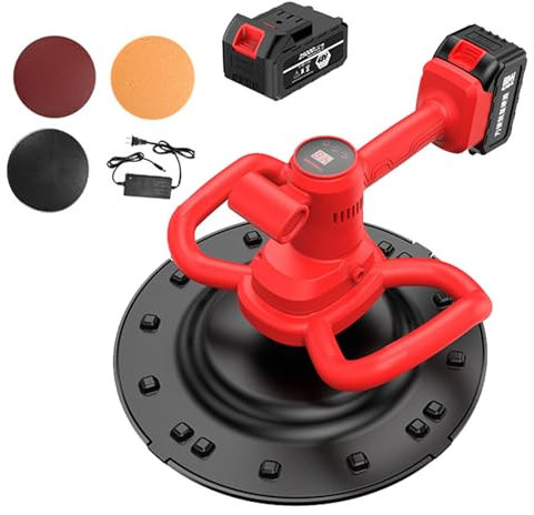 Cazzuola elettrica per superfici in cemento, lucidatrice ad alta efficienza regolabile per intonacare pareti, 9 velocità