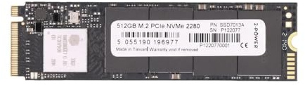 2-Power SSD Solid State Drive 512GB M.2 PCIe 3.0 x4 2280 NVMe SSD7013A BULK