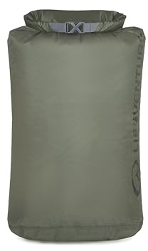 Lifeventure Ultralight 25 Litre Dry Bag, Siliconized Rip-Stop Fabric with Fully Taped Seams Lightweight Waterproof Dry Sack for Kayaking Camping Hiking Traveling Boating Water Sports