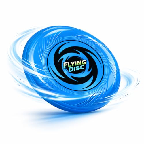TK Gruppe Timo Klingler Frisbee - Disco da lancio per bambini e adulti, ideale come giocattolo da giardino e da spiaggia (blu)