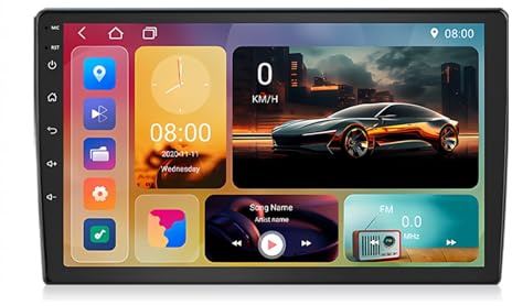 Autorradio Android 15 de 9 Pulgadas Doble DIN para Citroën Berlingo 2 B9 2008-2019, con CarPlay, cámara Trasera, Controles en el Volante, Bluetooth, GPS, Radio FM y WiFi (H8 8G+256G).