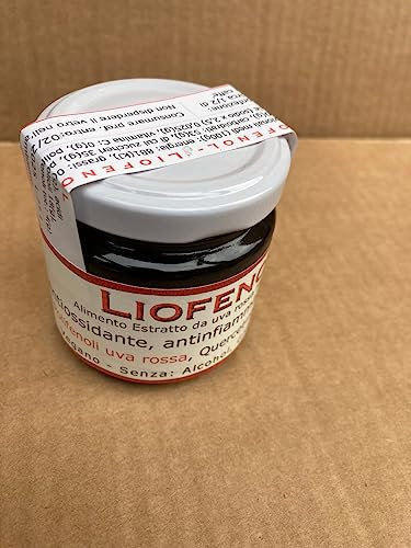 Liofenol 70 ml - Antiossidante ed antinfiammatorio naturale - polifenoli, resveratrolo, quercetina - Estratto liofilizzato da uva rossa biologica fermentata