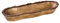Divit Shilp Natural Wooden Tray, Large Serving Bowl for Salad, Veggies, Fruits - Bark Edge Party Tray