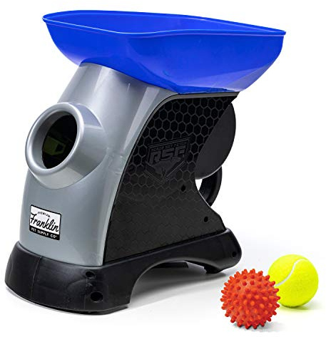 Franklin Sports Ready Set Fetch Automatic Tennis Ball Launcher - Black