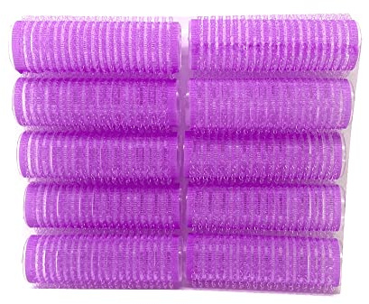 Small Self Stick Hair Grip Curlers Rollers -10PC