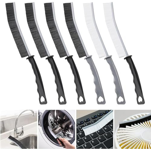 6 Stück Fugenreinigungsbürste - Harte Borste Fugenreinigungsbürste Werkzeug, Badezimmer Fugenbürste, Mörtelreiniger Bürste Multifunktionale Fugenreinigungswerkzeuge für den Hausgebrauch