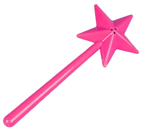 Varita Salero y Pimentero, 3 Agujeros Navidad Halloween Utensilio Sal Espolvorear Varita, ABS Recargable Herramienta de Especias Condimento Dispensador de Sal para Cocina (Rosa