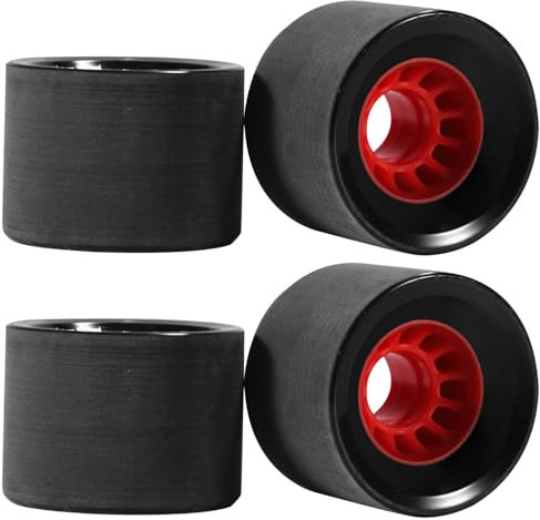 80A Pu Flash Skateboardhjul, 4-pack 6,5 x 5,5 cm med LED-lampor för longboards och skateboards