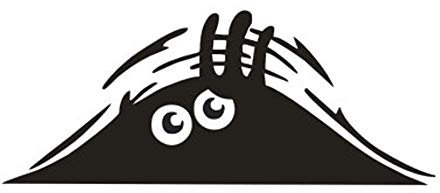 Premium Qualität Lustige 3D Monster Augen Auto Aufkleber Autofenster Stoßstange Aufkleber Aufkleber 7,9 '* 3,1' Attraktives Design