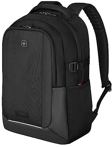 Wenger XE Ryde Laptop Backpack with Padded Shoulder Straps for Men and Women, 16 Inch Compartment, 26 Litre, Black/Gray, 612736