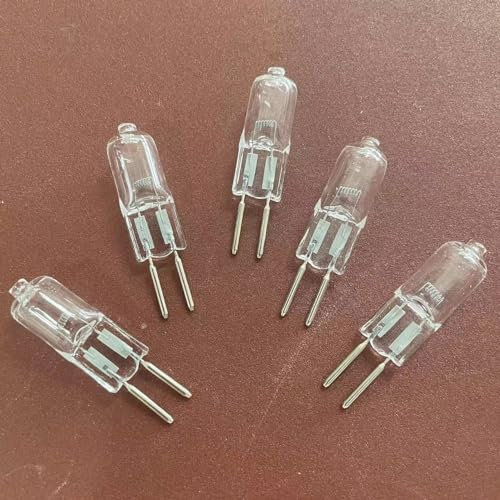 WYLIELAMSH Halogen Leuchtmittel 5PCS G5.3 24V Halogenlampe Aromalampe Mechanische Arbeitsglühbirne GU5.3 Doppelstiftsockel,20W