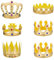 chenyu Corona de cumpleaños de piedras preciosas de 6 piezas corona de colores brillantes cumpleaños decoración para fiestas de cumpleaños para niños Princess Crown Kids Cosplay fiesta temática