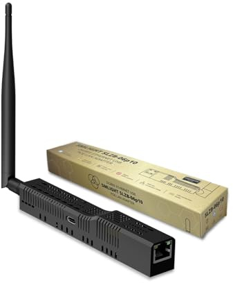 SMLIGHT SLZB-06P10 - Zigbee 3.0 zu Ethernet, USB und WiFi Gateway Koordinator mit PoE, Universal Gateway für Home Assistent / Zigbee2MQTT / ZHA, Wireless Zigbee 3.0 USB Adapter