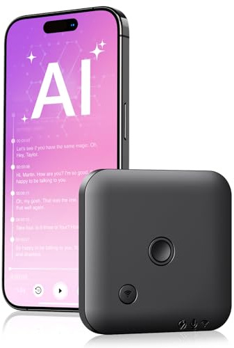 FoCase Note AI Voice Recorder, Transcribe & Summarize, Translation, APP Control with Chat GPT, Magnetic, 64GB Memory, Support 112 Languages, Audio Recorder for Phone Calls, Lectures, Meetings