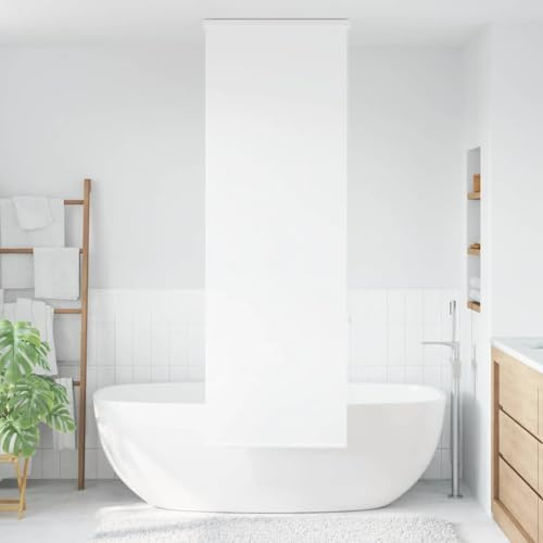 PEVA Water Resistant Cassette Shower Blind White 70x240 cm