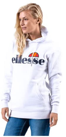 Ellesse Damen Torices Kapuzenpullover, Weiß (White), 38 (S)