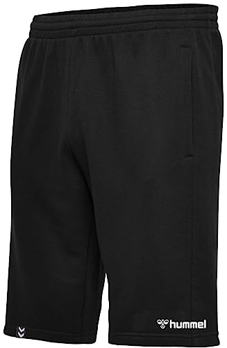 hmlMOVER Cotton Bermuda Shorts Kids, Black, 140