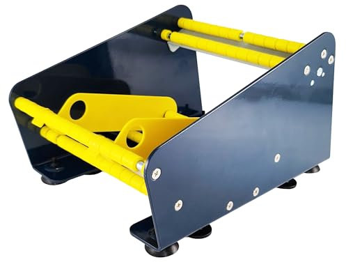 Etikettenspender für Rollenetiketten | Manuell | Tischgerät | Spender für Klebepunkte/bis 162 mm Nutzbreite, mit 2 Rollentrennern