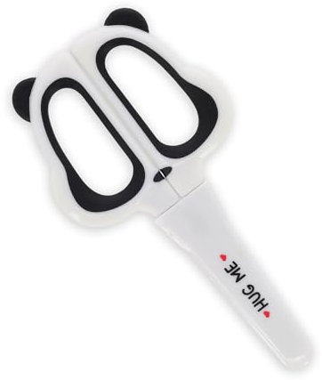 Legami - Forbici per Bambini, Taglio Preciso, Forbici Mancini, Destrimani, Forbice con Punta Arrotondata, con Coprilame, Sicure, Materiale Scolastico, Tema Panda