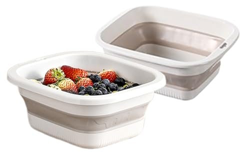 Setacci e Colini | Setaccio Alimentare Pieghevole Per Cucina | Cestello Lavaggio Doppio Strato con Pasta per re, Lavare Frutta e Filtrare Liquidi