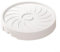 Sottobicchiere mobile per vasi da fiori con conservazione dell'acqua per una cura e un movimento senza sforzo delle piante (bianco, 35 cm)