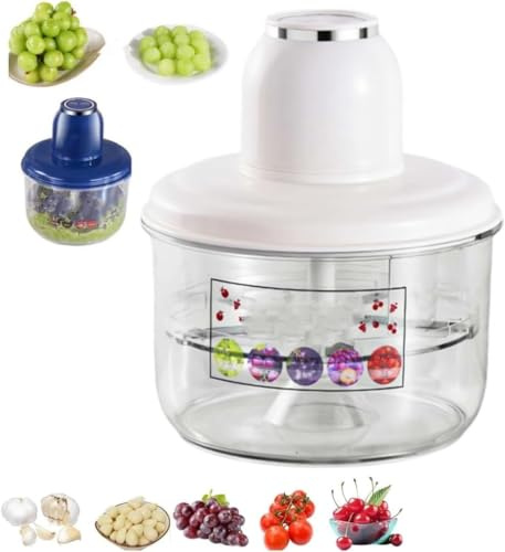 Sbucciatrice elettrica per uva, strumento automatico per sbucciare aglio e frutta, strumento elettrico per la rimozione della pelle della frutta, ricaricabile tramite USB, per pomodori, uva, aglio