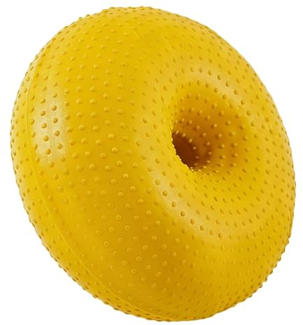 perfk Pelota de Ejercicio con Forma de, Pelota de Gruesa, Engrosada, Flexible, con Asiento de 20 Pulgadas para Entrenamiento, Fitness, Equilibrio, Amarillo