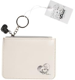 Diddl Porte-Monnaie Pochette Beige Harmonie, Polyuréthane, 13x10 cm, Fermeture Éclair avec Breloque et Anneau Porte-Clés, Idée Cadeau Fan Nostalgique des Années 90
