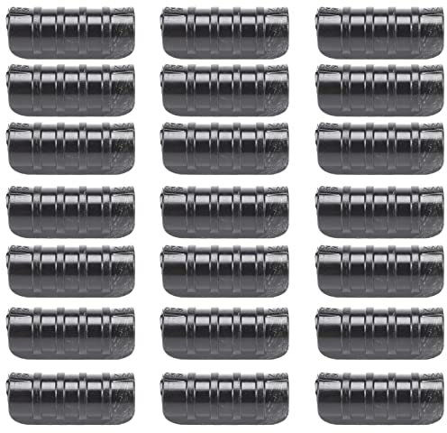 Qezodsx 50PCS Black Greenhouse Plastic Film Frame Pipe Tube and Film Clip Clamp Connector Kit Garden Tool 20mm