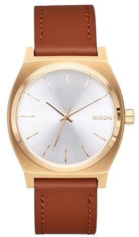Nixon Reloj Analógico para Hombres de Cuarzo japonés con Correa en Cuero A1373-5168-00