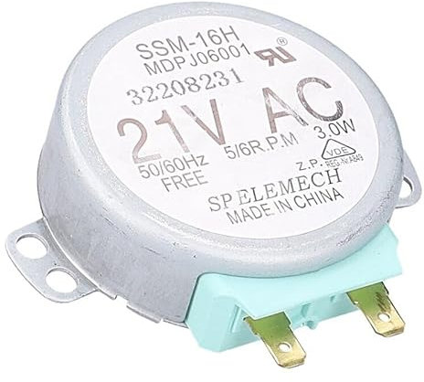 LUTH Premium Profi Parts Moteur de plateau tournant compatible avec Samsung De31-10154d pour micro-ondes